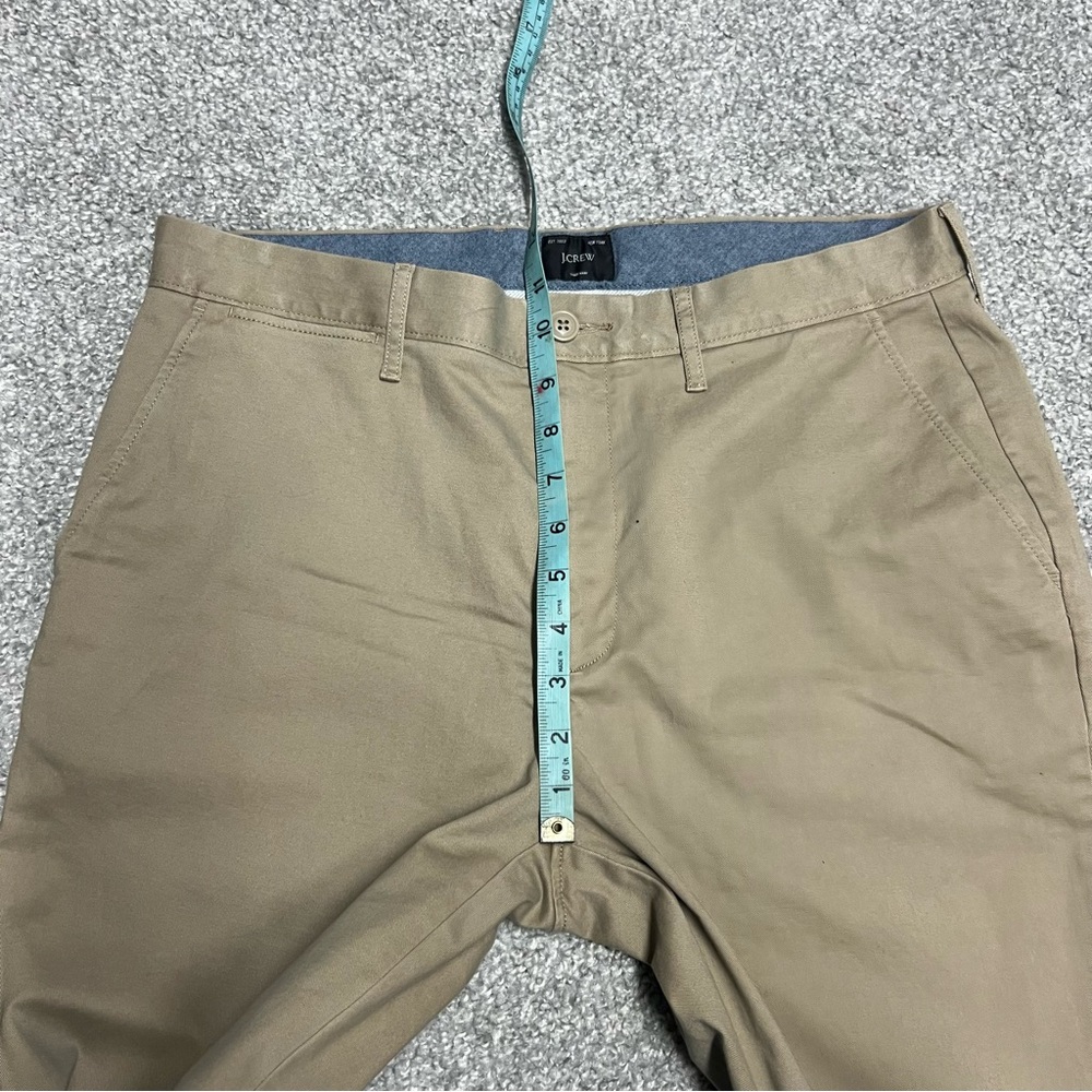 J.Crew Pants Mens 32x30 Tan Chinos 1040 Athletic Tapered fit stretch AV209 NEW - Picture 4 of 11